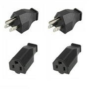 Extension Cord Ends Replacement ,Setplug Replacement 3 Prong,15A 125V